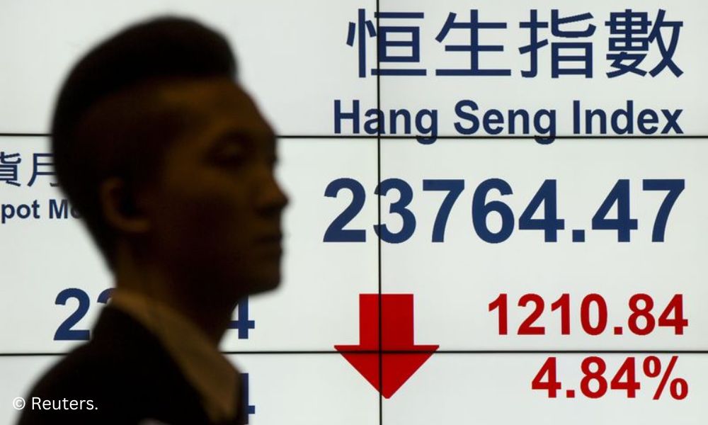 Hong Kong stocks tumble in catch-up trade after China GDP disappoints